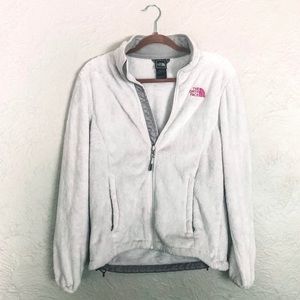 The North Face White Breast Cancer Zip Up